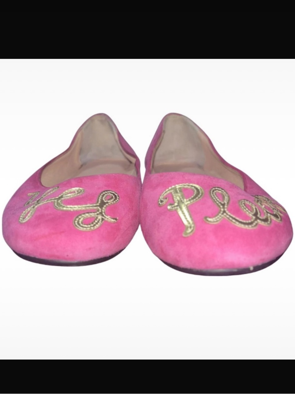 Kate Spade "Yes Please" Magenta
Suede Ballet Flats - Size 8M